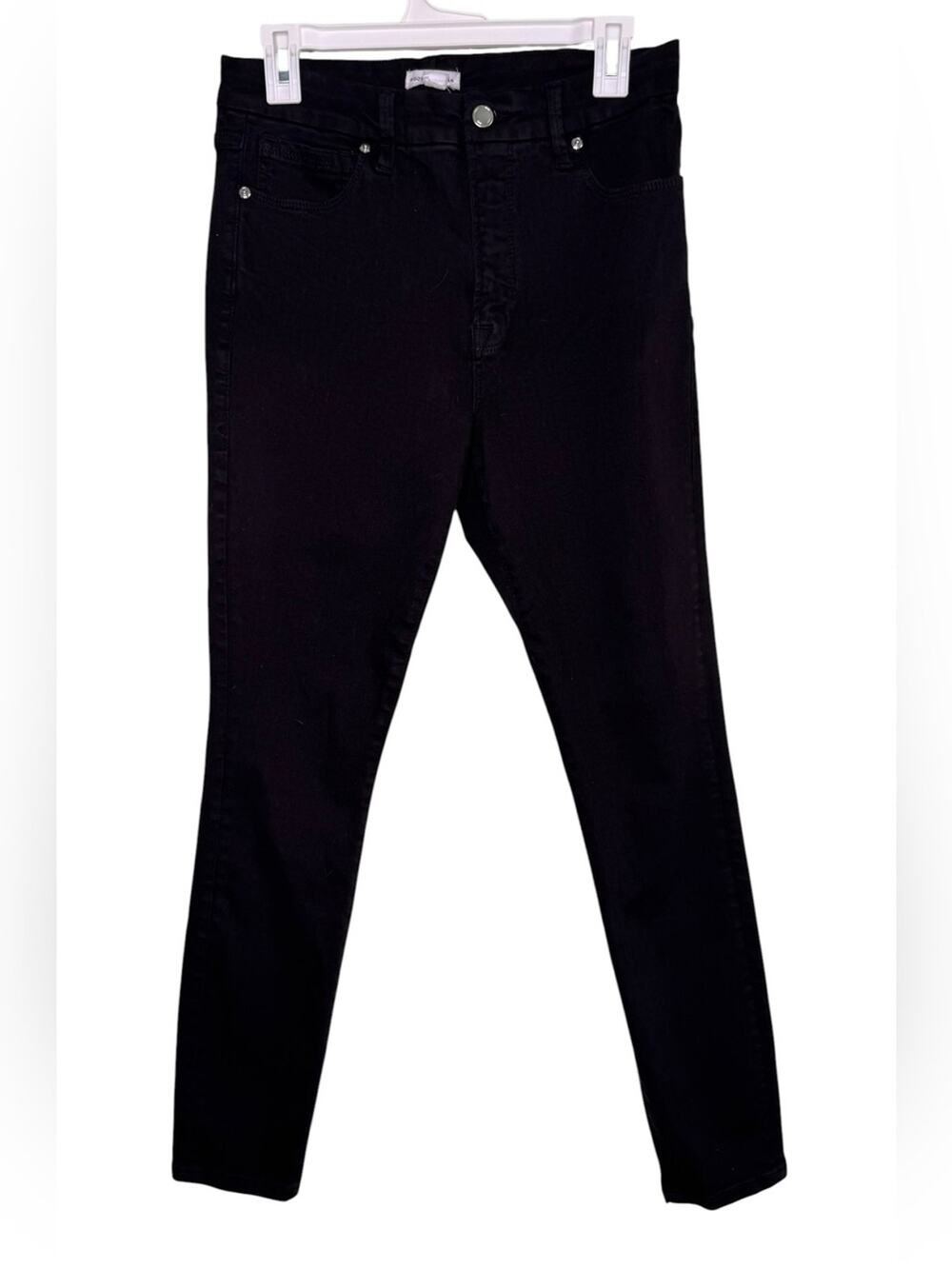 Good American Good Legs High Rise Skinny Jeans Black Size 10 / 30